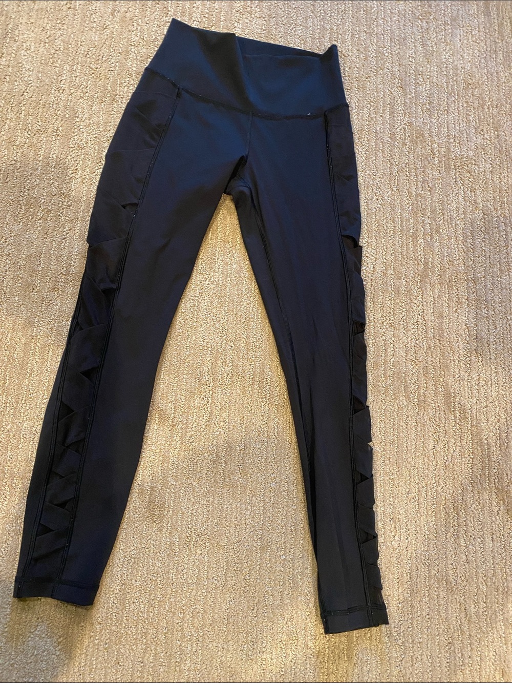 lululemon athletica Black Side-Panel Leggings
